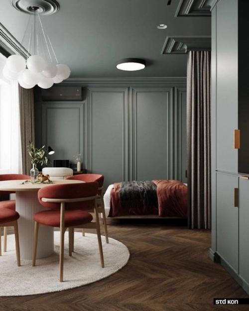 Квартира - студия, площадью - 30, 8 кв. 02