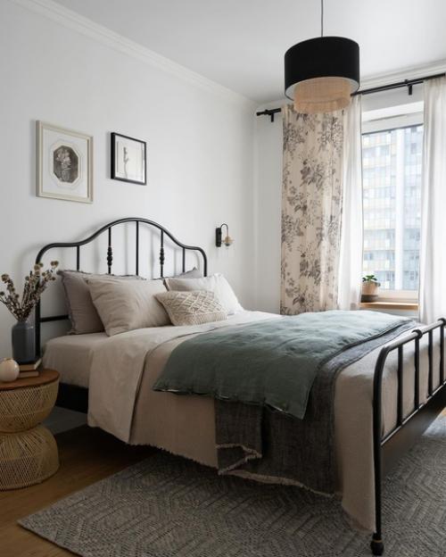 Светлый и уютный интерьер в скандинавском стиле. 03