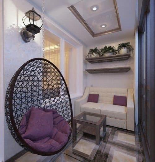 Лоджия в которой хочется делать все! 02