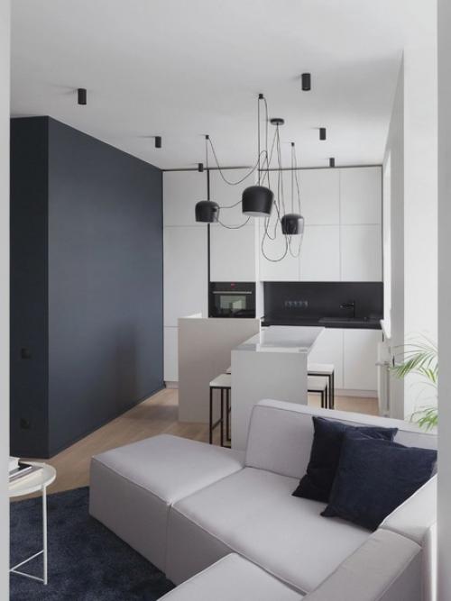 Ломаная линия: нестандартная планировка квартиры 72 м. 03