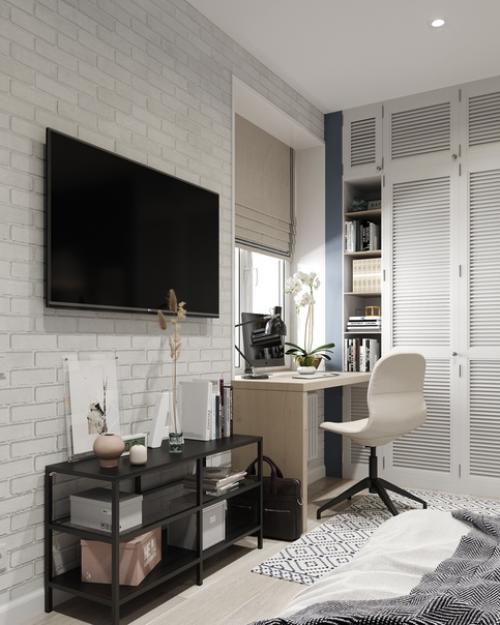 Квартира - студия для семьи с ребенком школьного возраста. 05