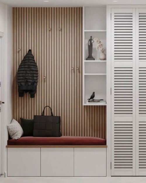 Проект кухни - гостиной, лоджии и коридора, площадью 30 кв. 07