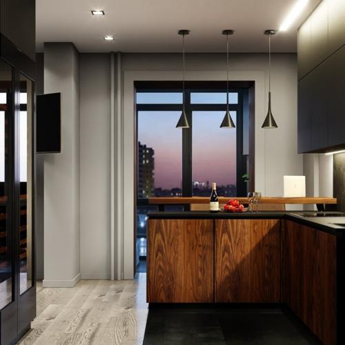 Проект квартиры для молодого мужчины (46 кв. 01