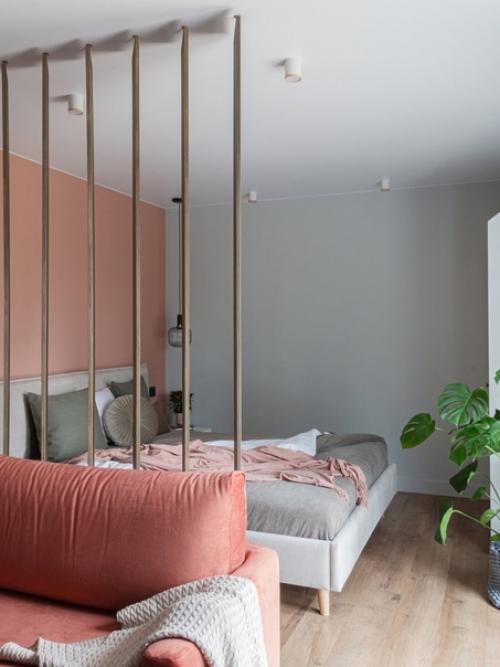 Студия с классной идеей зонирования, которую легко повторить. 02