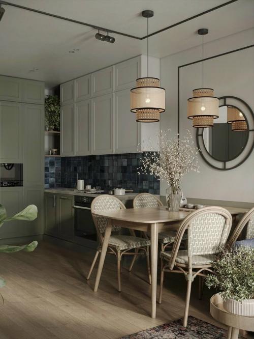 Кухня - гостиная площадью 21, 5 кв. 01 Кухня - гостиная площадью 21, 5 кв. 01