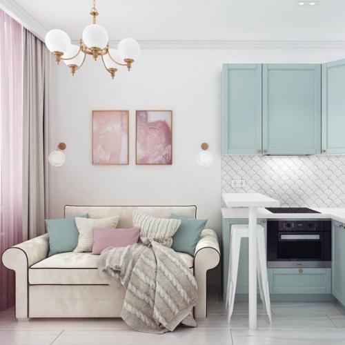 Проект однокомнатной квартиры, площадью 33 кв. 01