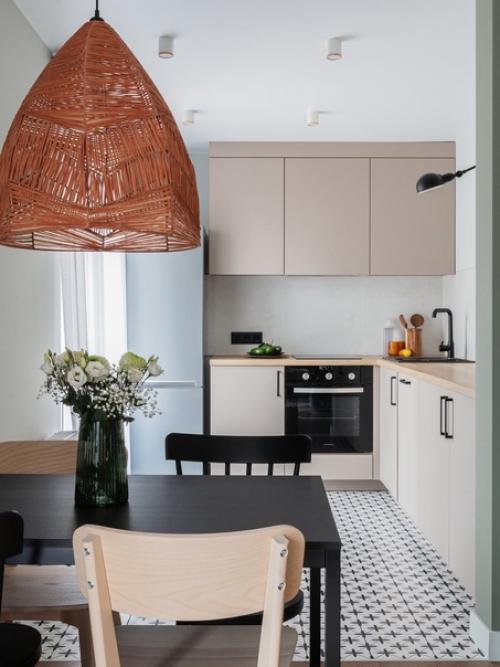 Студия с классной идеей зонирования, которую легко повторить. 05