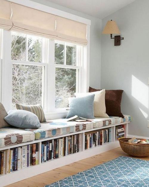 5 идей для организации места для чтения у окна. 01
