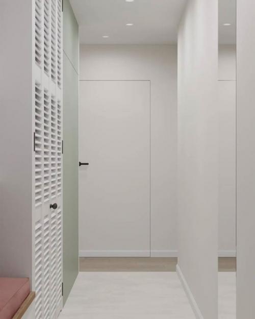 Проект кухни - гостиной, лоджии и коридора, площадью 30 кв. 08