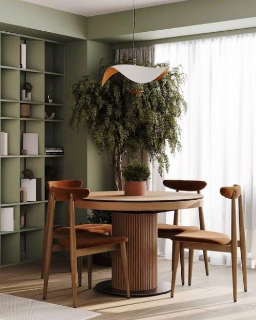 Проект кухни - гостиной, лоджии и коридора, площадью 30 кв. 05