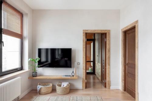 Квартира с печью в скандинавском стиле. 03