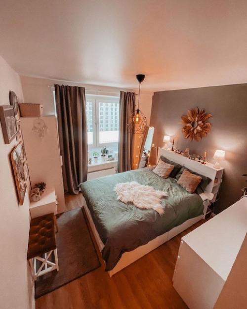 По-домашнему атмосферная спальня, площадью - 11 кв. 05