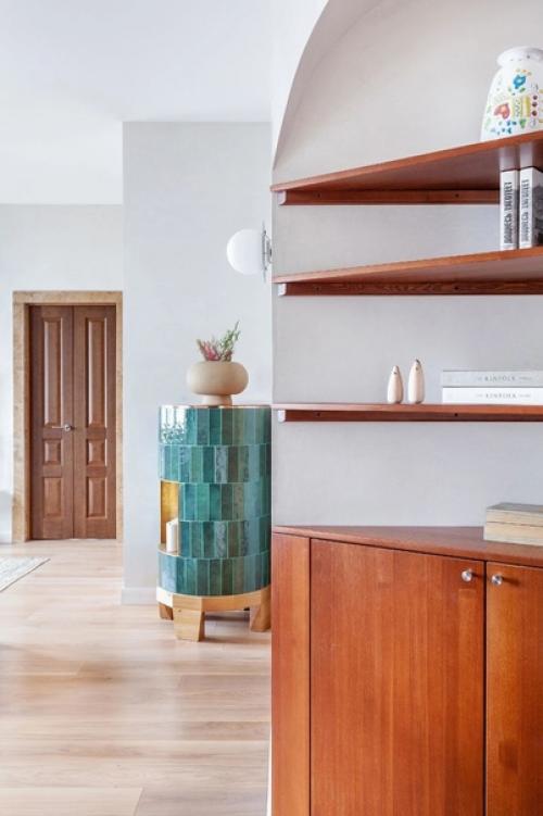 Квартира с печью в скандинавском стиле. 02