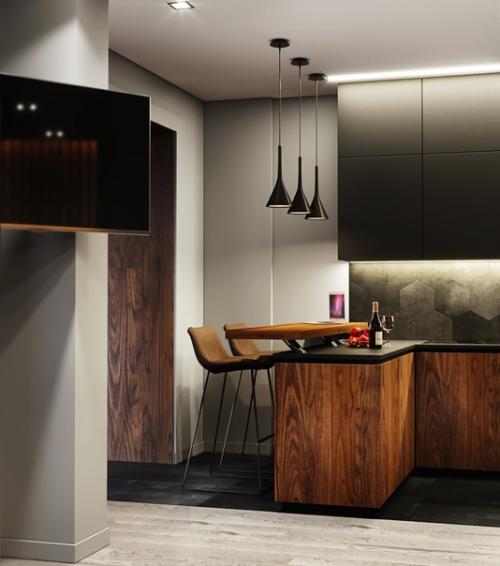 Проект квартиры для молодого мужчины (46 кв. 02