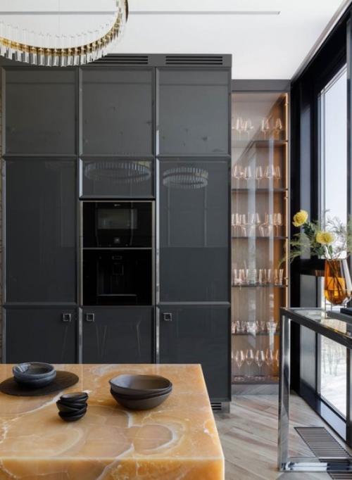 Интерьер двухуровневой квартиры. 01