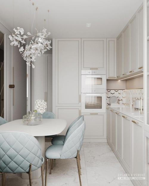 Квартира в светлых тонах с неяркими акцентами. 02