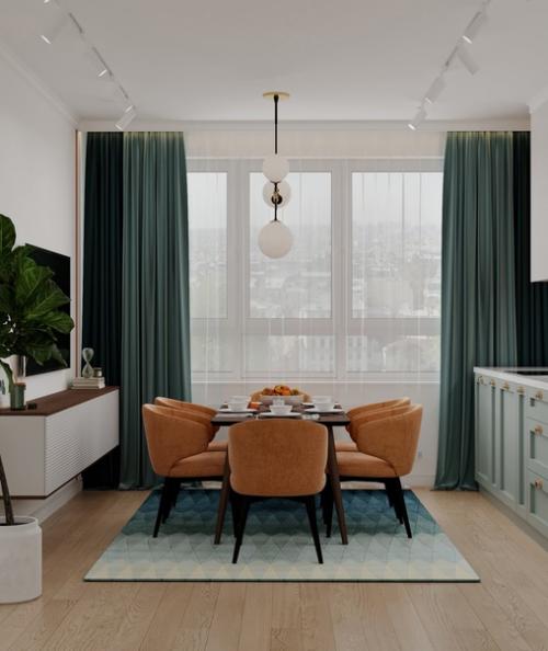 Большая и красивая квартира для семьи с двумя детьми.