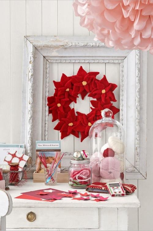 Цветок, который ассоциируется с рождеством - пуансетия. 05