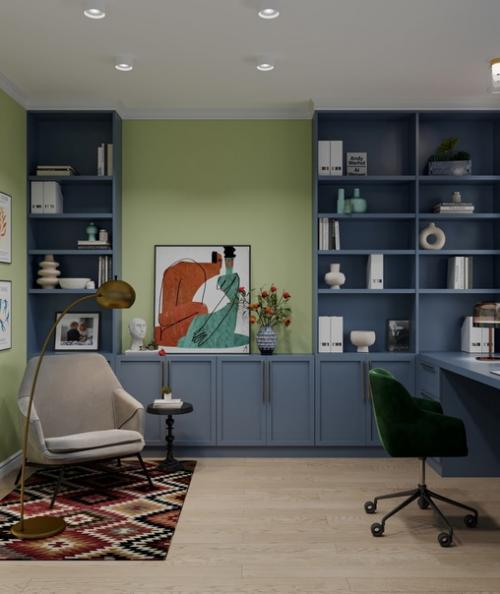 Большая и красивая квартира для семьи с двумя детьми. 02