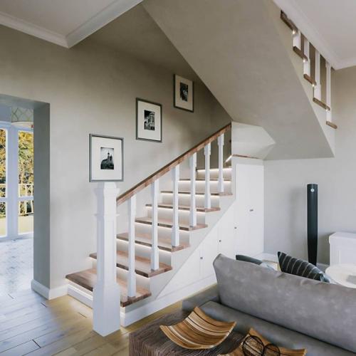 Дизайн кухни - гостиной в частном доме. 07