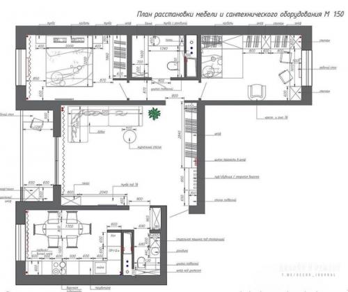 Квартира в светлых тонах с неяркими акцентами. 09