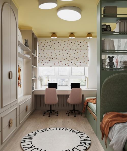 Большая и красивая квартира для семьи с двумя детьми. 03