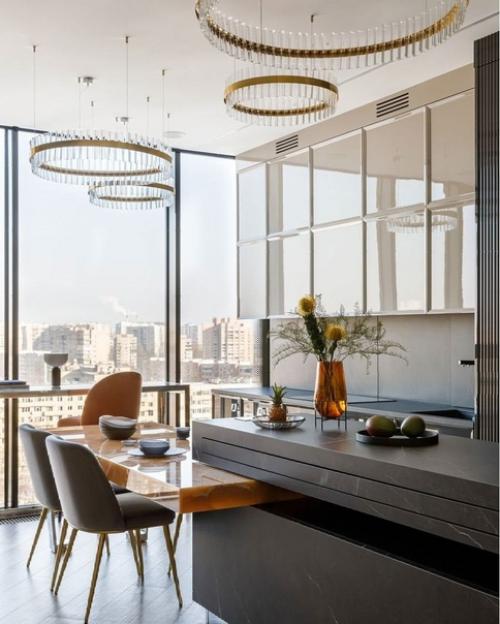 Интерьер двухуровневой квартиры. 03