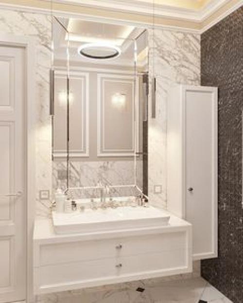 Ванная комната в стиле - современная классика. 01