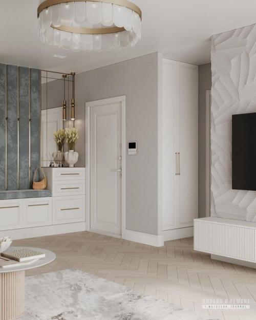 Квартира в светлых тонах с неяркими акцентами. 03