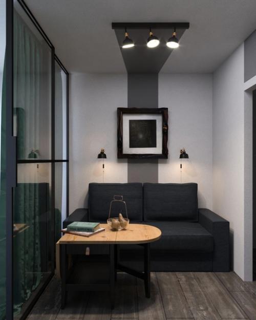 Дизайн - проект квартиры - студии, площадью - 28 кв. 03