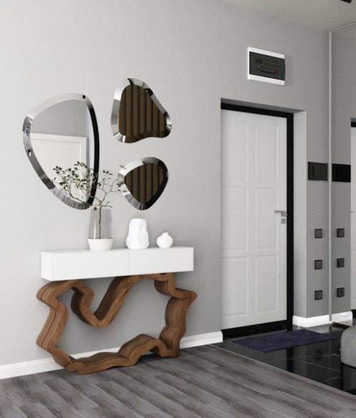 Реализация/визуализация.  Интересная идея для зеркала в прихожей. 02