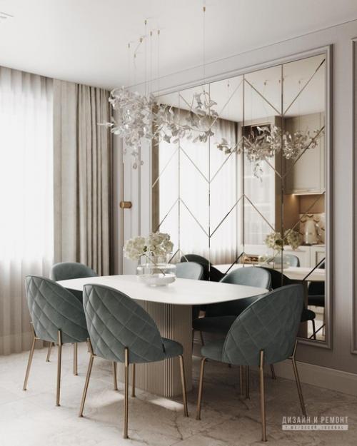 Квартира в светлых тонах с неяркими акцентами. 01