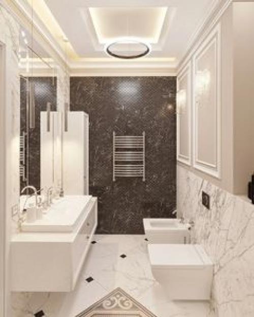 Ванная комната в стиле - современная классика. 02