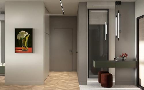 Перед вами современная, стильная и яркая кухня - гостиная. 04