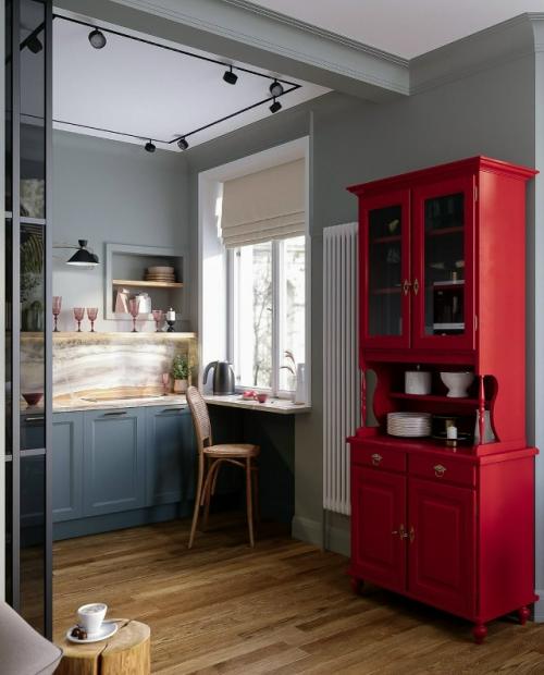 Эта двухкомнатная Сталинка - воплощение женственности, элегантности и тонкого вкуса. 07