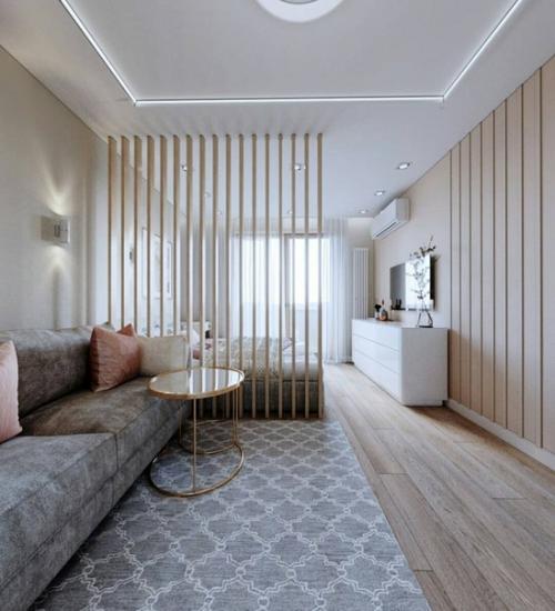 Очень нужна ваша оценка проекта спальни - гостиной! 02