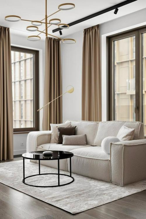 Современный, стильный и функциональный интерьер площадью 60 кв. 04