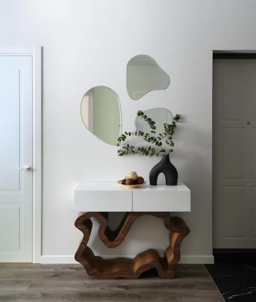 Реализация/визуализация.  Интересная идея для зеркала в прихожей. 01