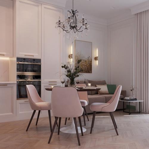 Небольшая кухня - гостиная. 02