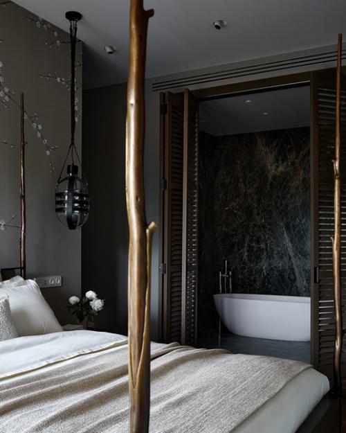 Современное пространство с акцентом на домашние растения. 07