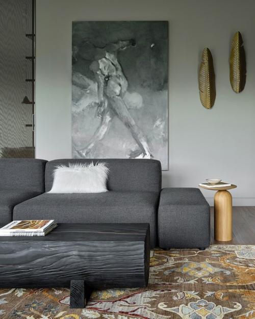 Современное пространство с акцентом на домашние растения. 01