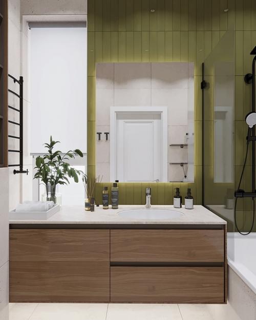 Санузел, площадью - 4. 3 кв.