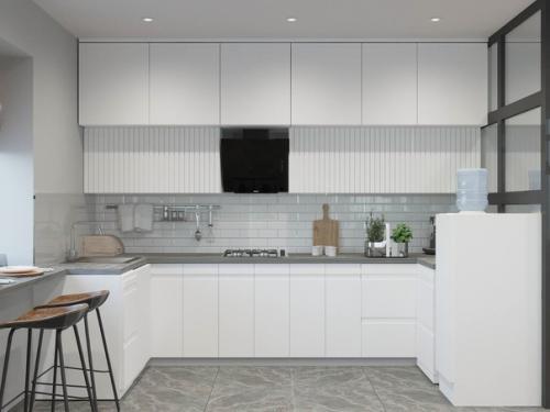 Дизайн проект кухни - гостиной. 01