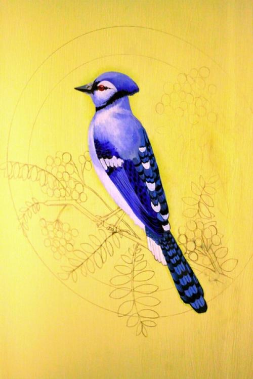 Скучный оконный откос маслом и акрилом расписал. 04