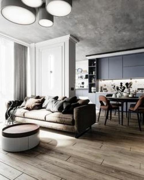 Дизайн квартиры, площадью - 46. 08