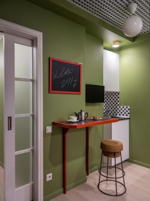 Отличный интерьер небольшой квартиры для одинокой девушки! 05