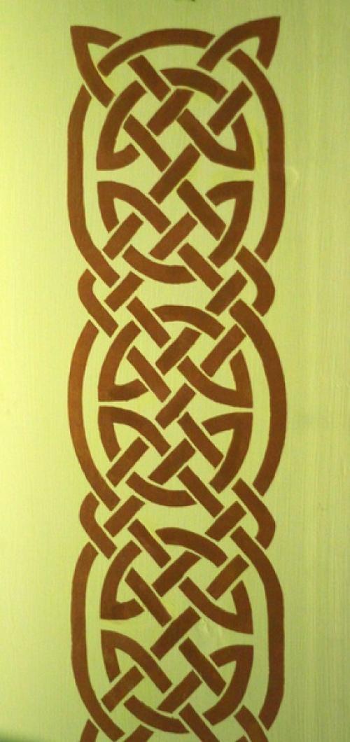 Скучный оконный откос маслом и акрилом расписал. 02