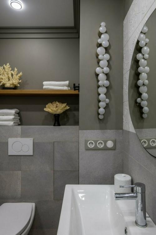 Двухкомнатная квартира с бюджетными решениями. 06