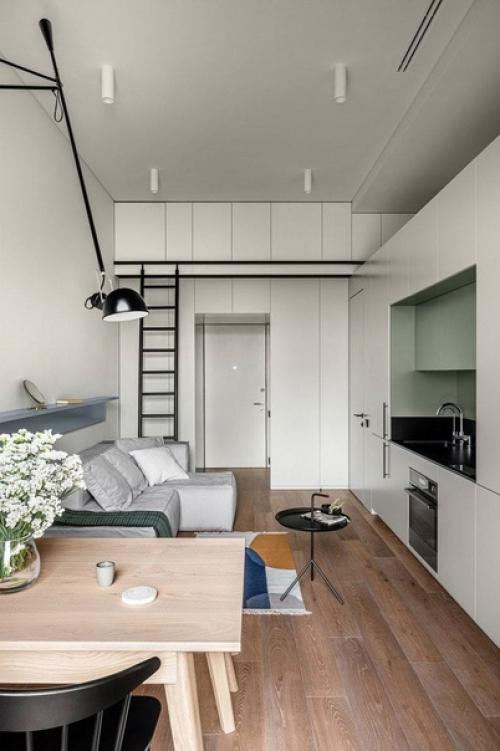 Однокомнатная квартира площадью 38 кв. 01