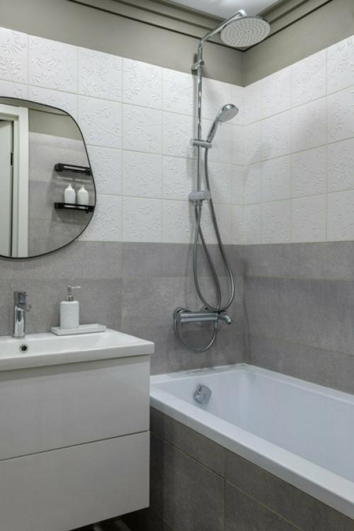 Двухкомнатная квартира с бюджетными решениями. 05